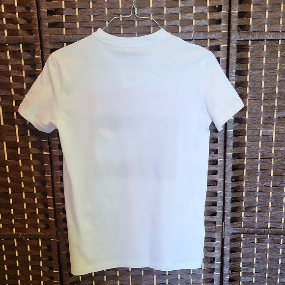 Miu Miu White Tee with Gold Pin Detail - Picture 3 of 6
